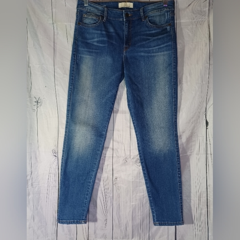 J By Cookie Johnson Wisdom Ankle Skinny Blue Denim Casual Everyday Jeans